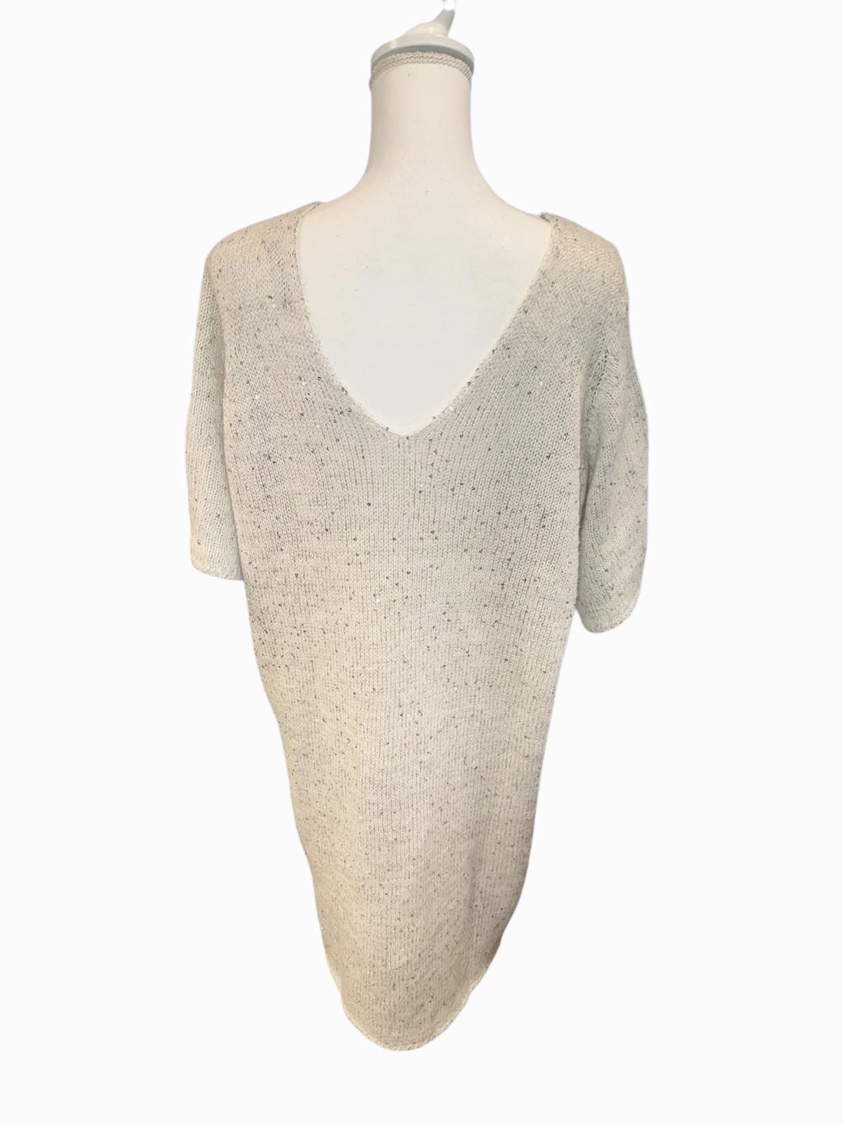 New Vero Moda Sequin Knit Sweater Dress, XL
