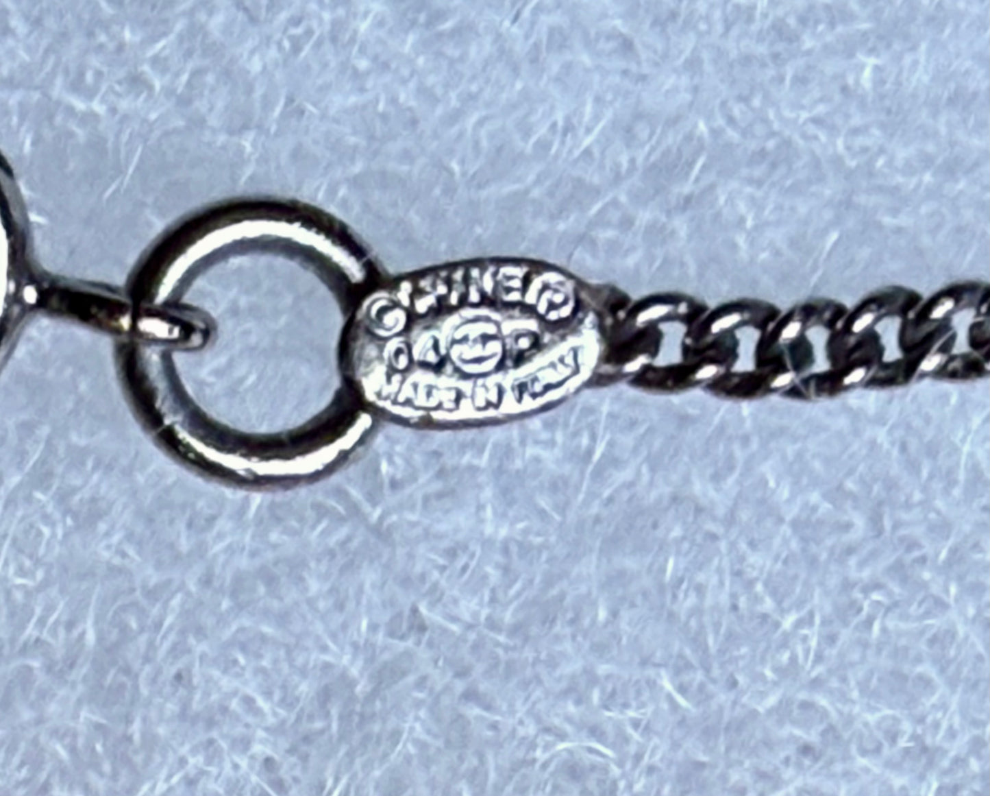 Chanel Vintage Charm Bracelet – Sterling Silver with Pink CC, Red Heart & Clover Charms