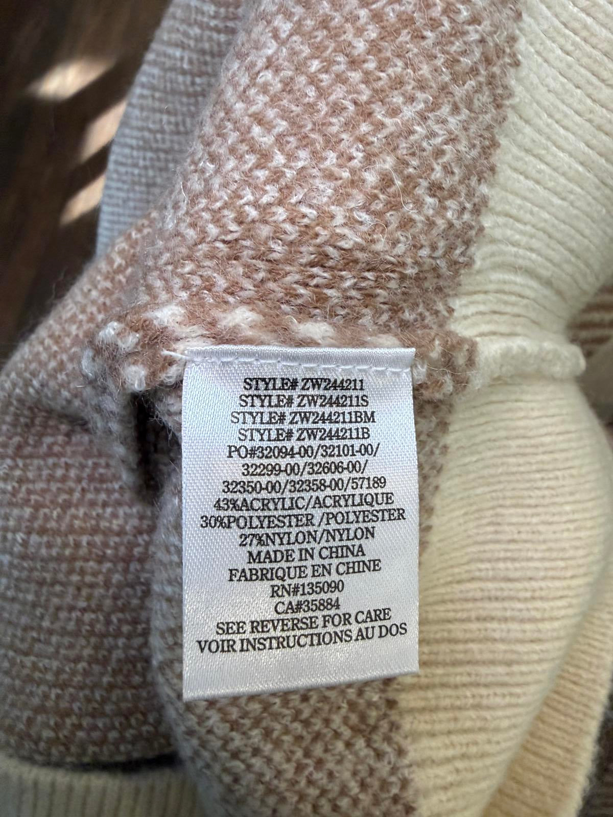Z Supply, Check You Later Sweater, Size Large NWT