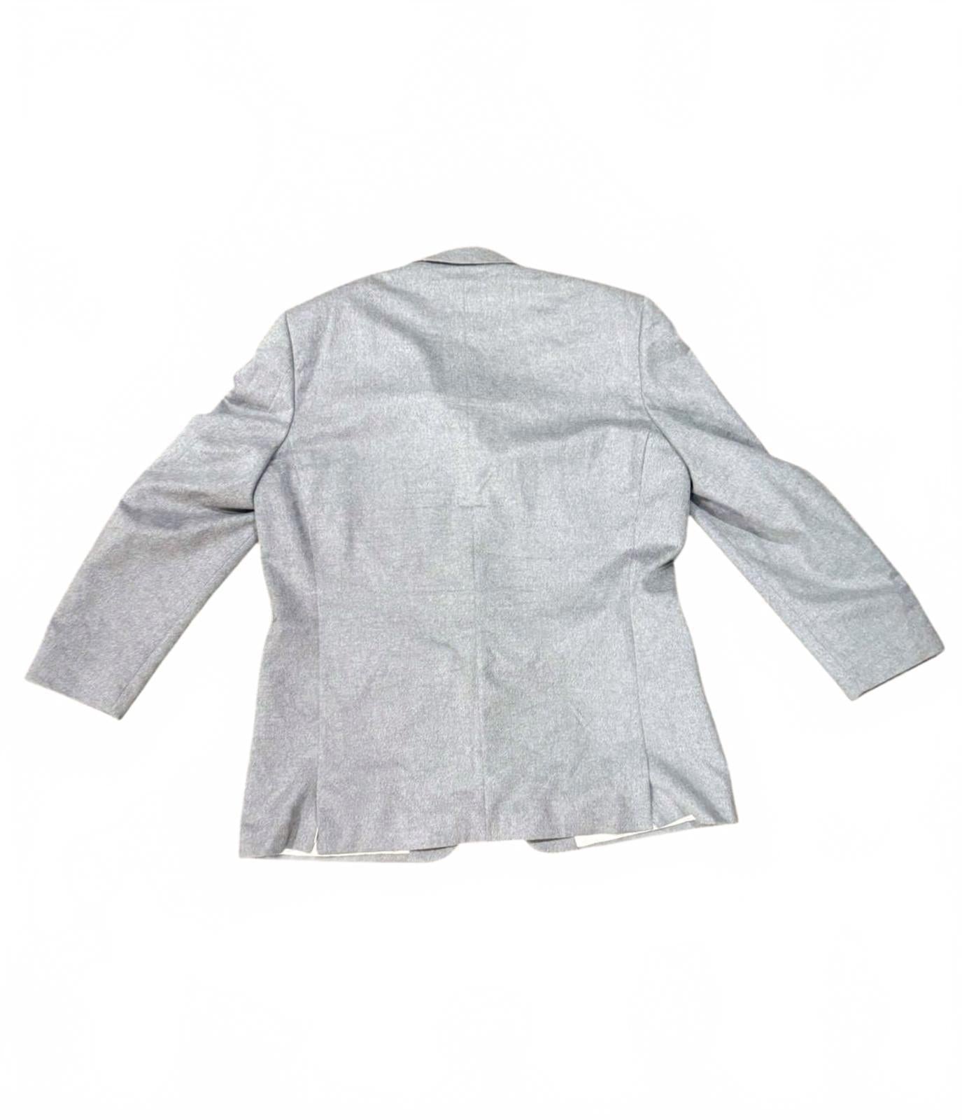 Vintage Versace Classic V2 Men’s Blazer Light Grey Wool, 48