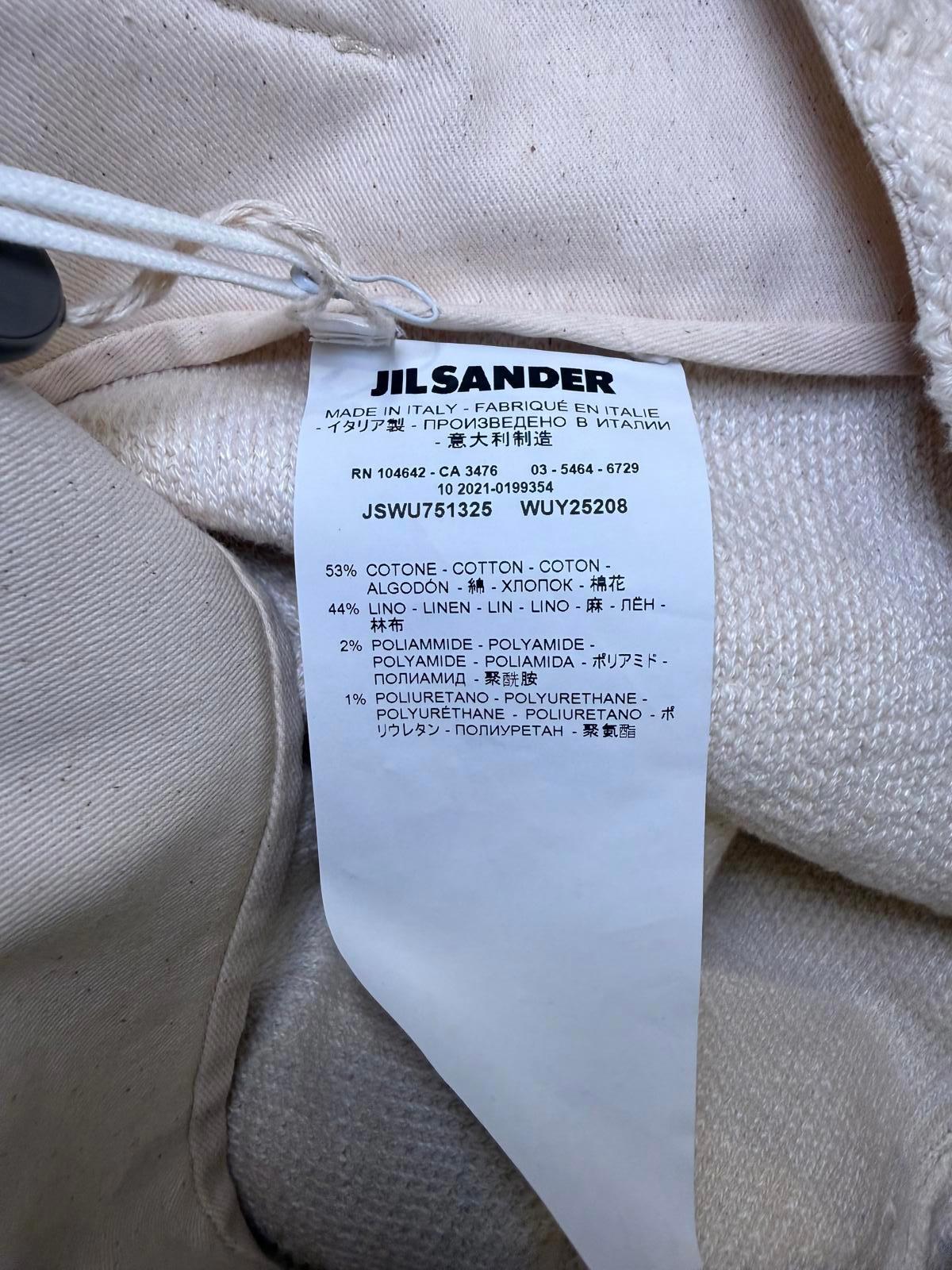 Jil Sander Fringed Wrap-Effect Midi Skirt, Size 36