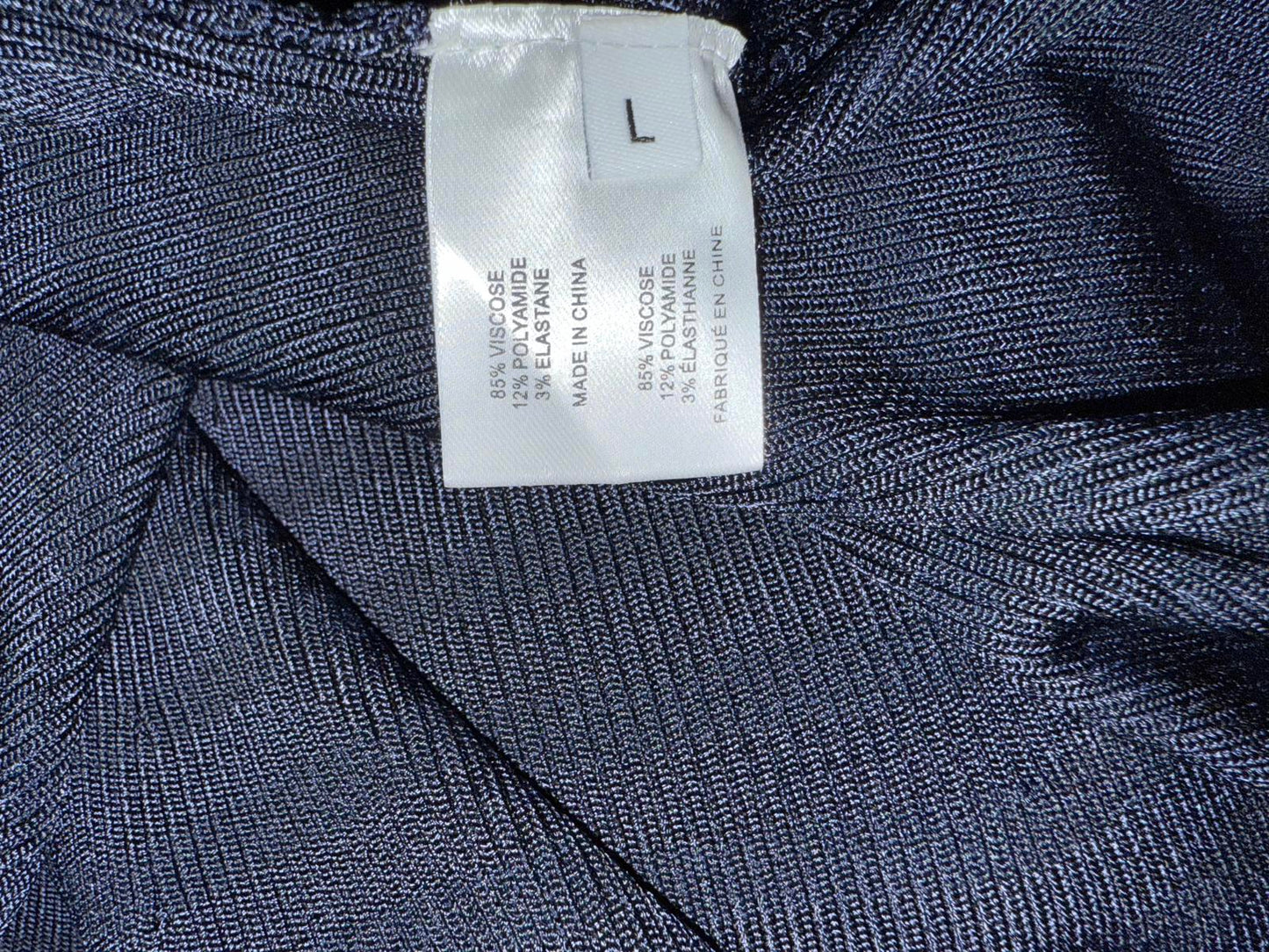 New Proenza Schouler White Label Black Knit Flared Skirt, Large