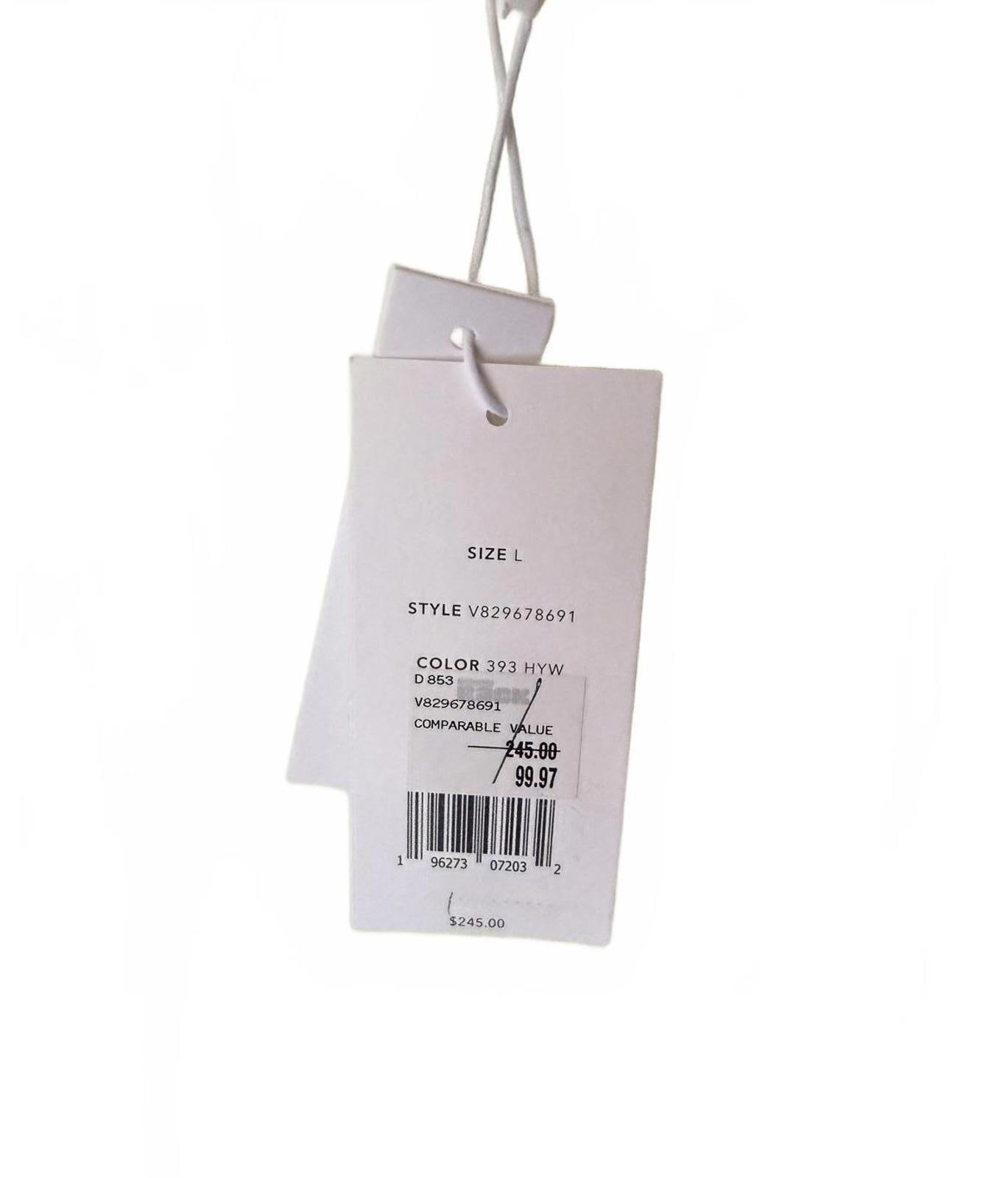 New Vince Light Green Sweetheart Knit Tank, Size Large