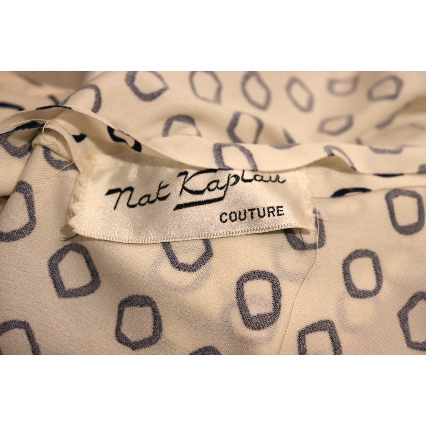 Nat Kaplan Couture Vintage Shirt Dress With Suede Collar, Size 10