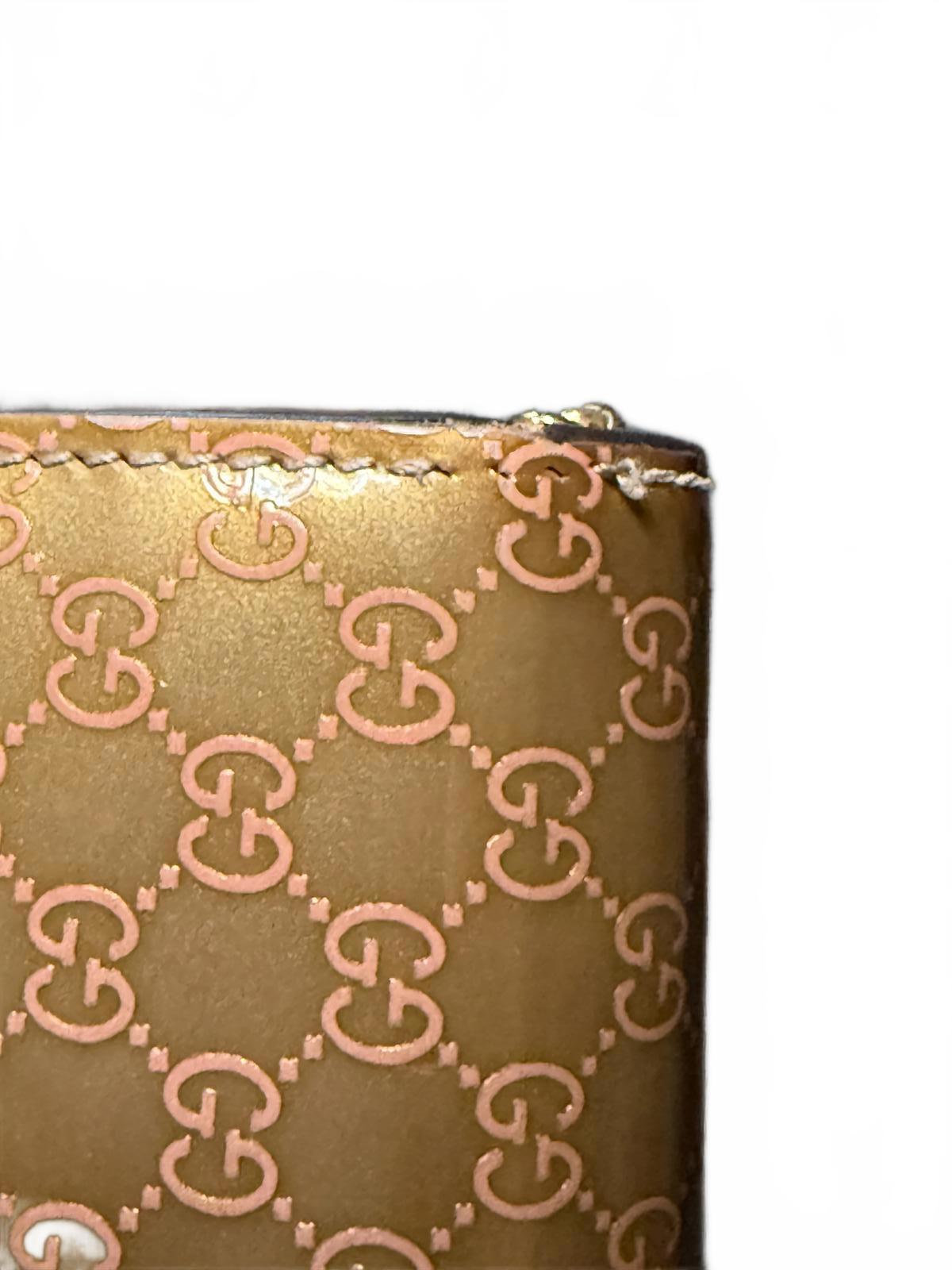 Gucci Mini- Gucciseme Monogram Wallet on Chain Clutch Bag