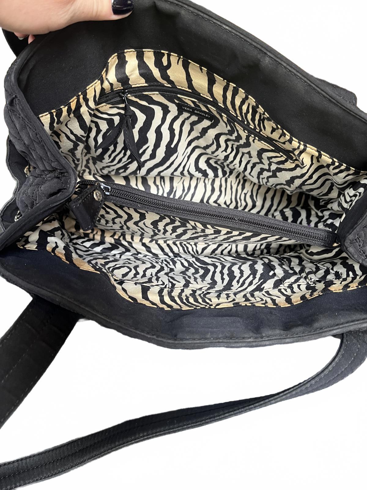 Vera Bradley Black Quilted Shoulder Bag