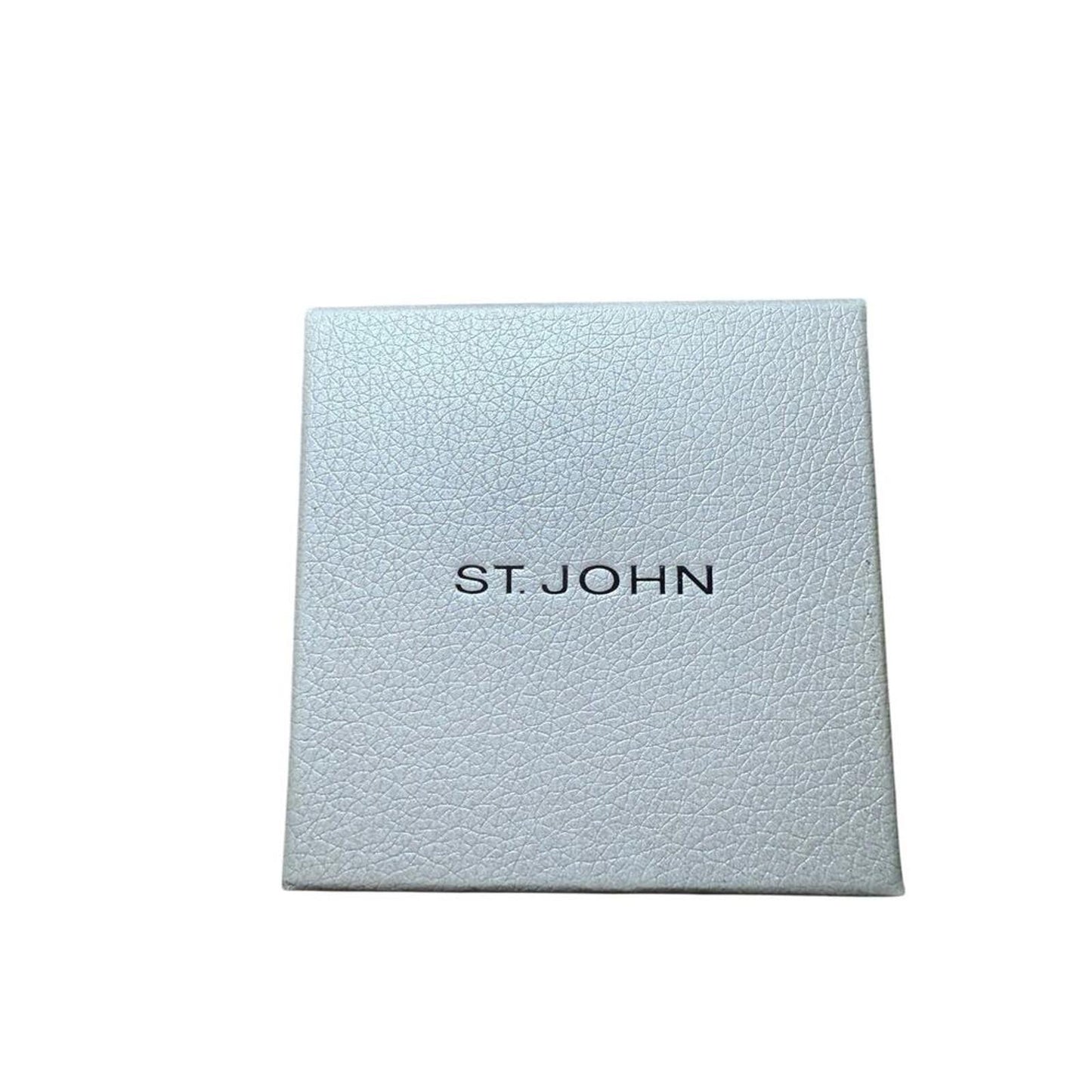 Vintage St John Gold Tone Mother of Pearl Brooch Pin