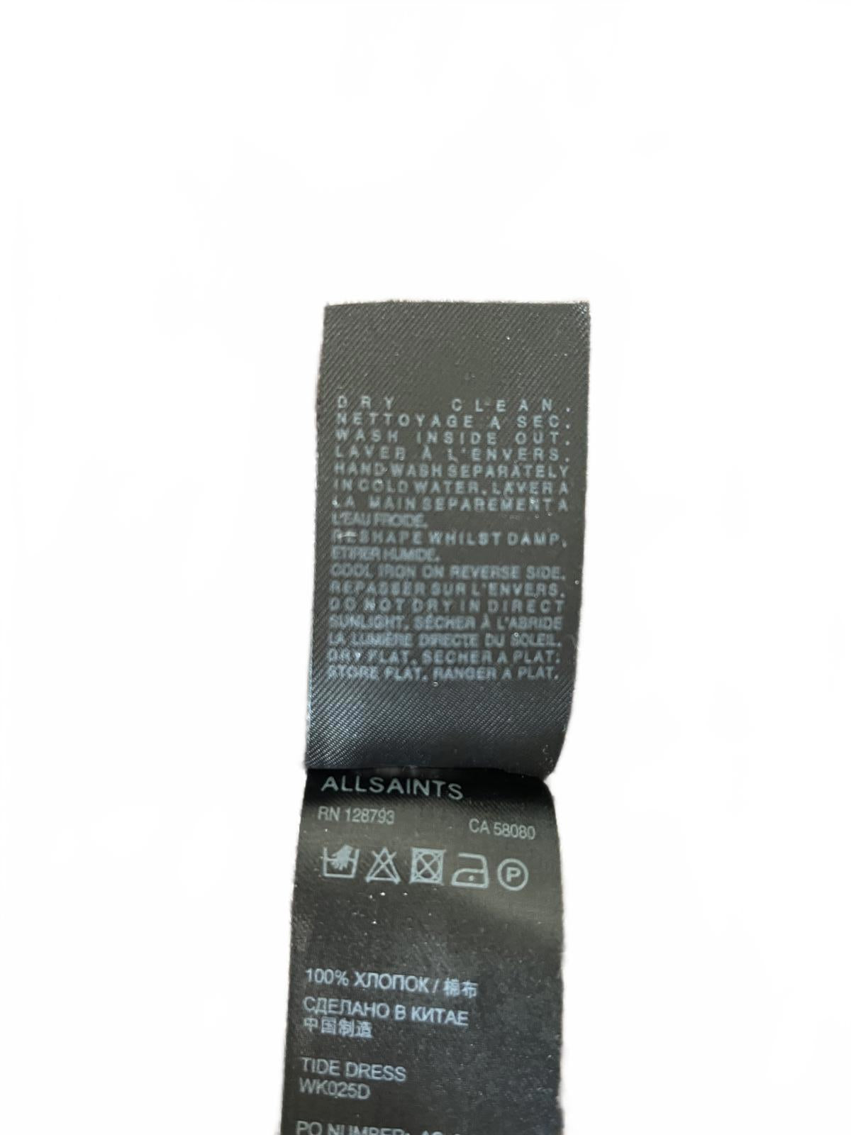 All Saints Long Sleeve Knit Dress in Brown, Size 0