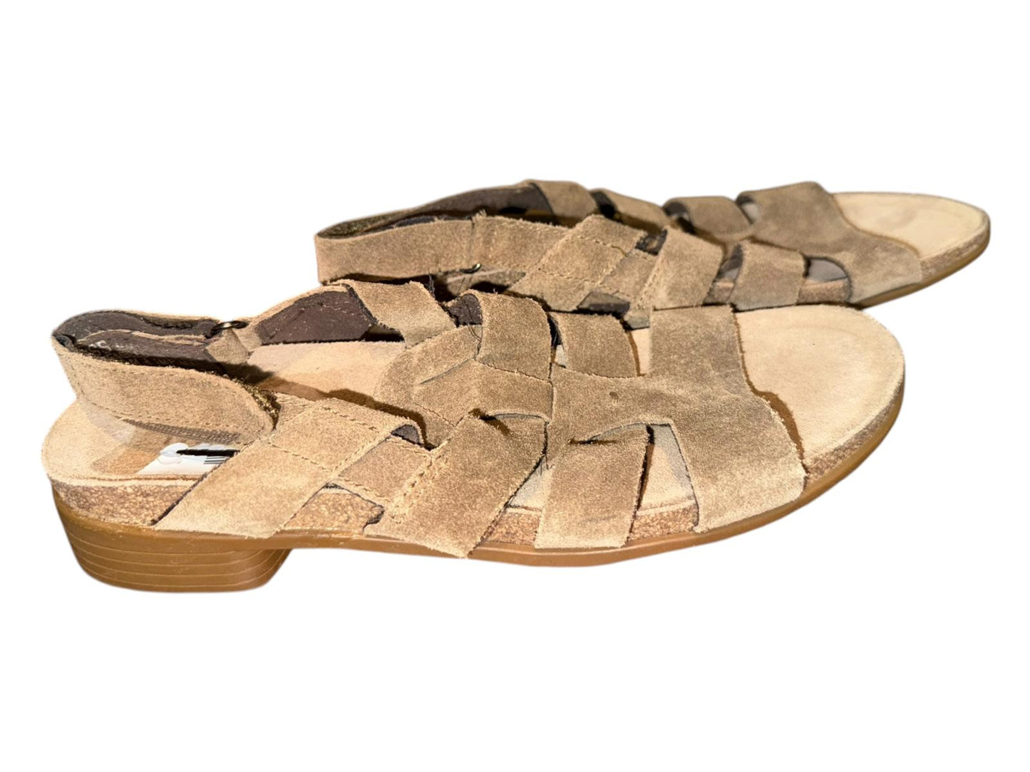 Munro American Women's Suede Strappy Sandals, size 7