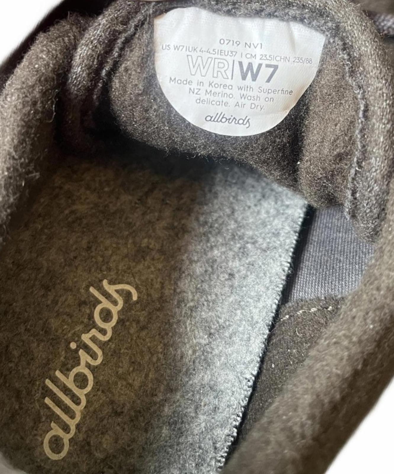 Allbirds Size 7 Casual Gray Sneakers with White Sole