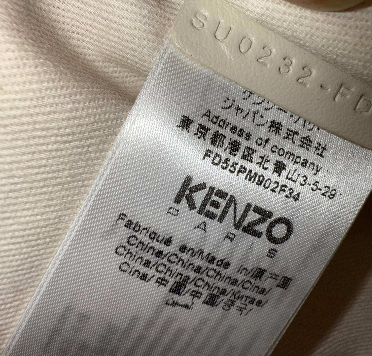 New Kenzo Embroidered Floral Cartoon Print Large Clutch Pouch