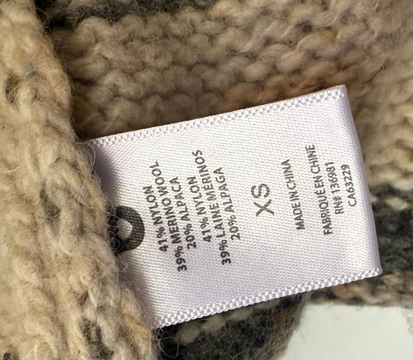 NWT Spiritual Gangster Striped Knit Cropped Sweater, Size XSmall