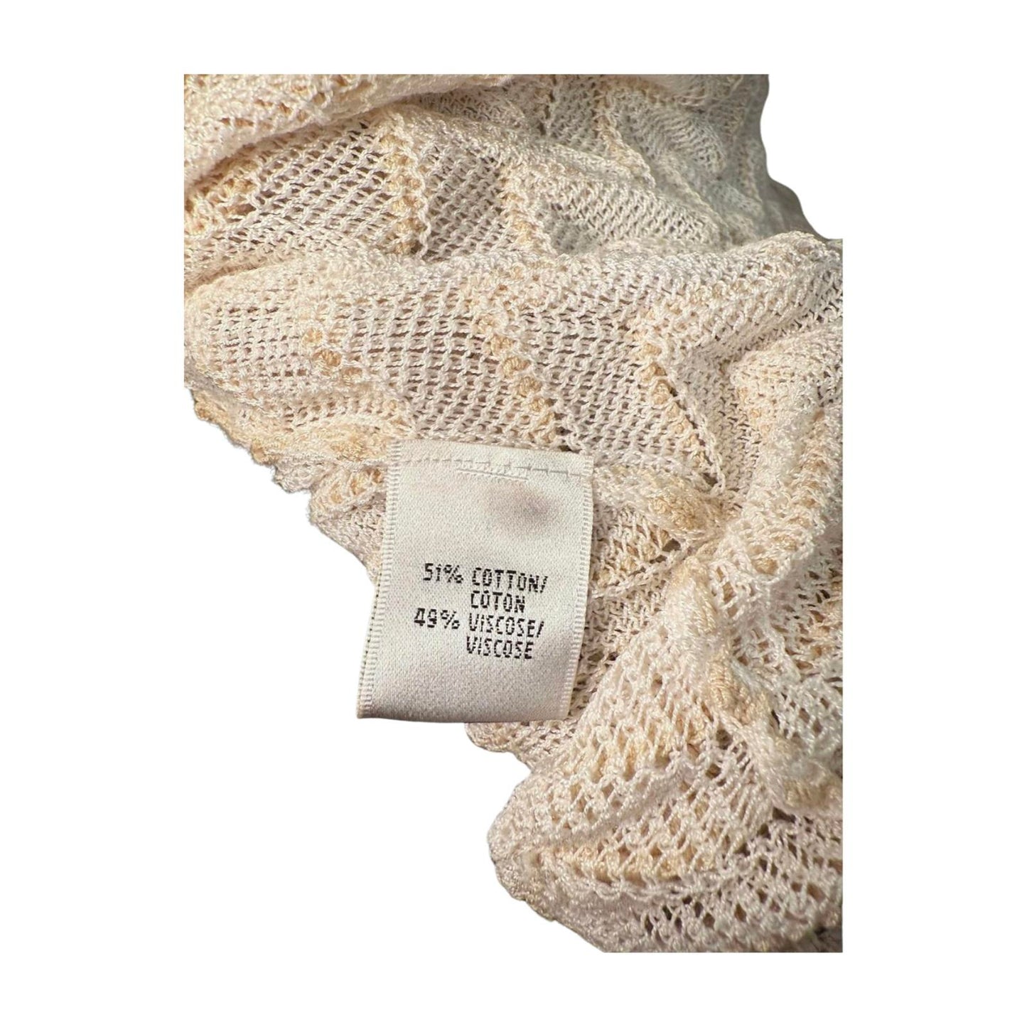 New Lafayette 148 New York Textured Open-Knit Cardigan, Large