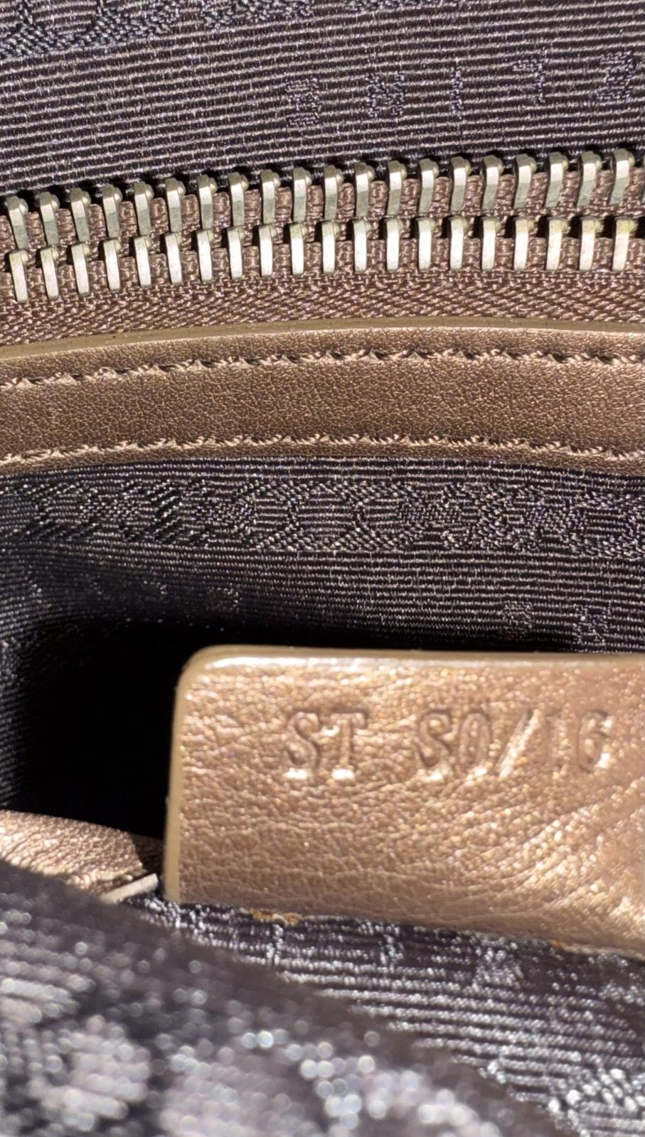 Celine Tan Suede and Leather Boogie Bag