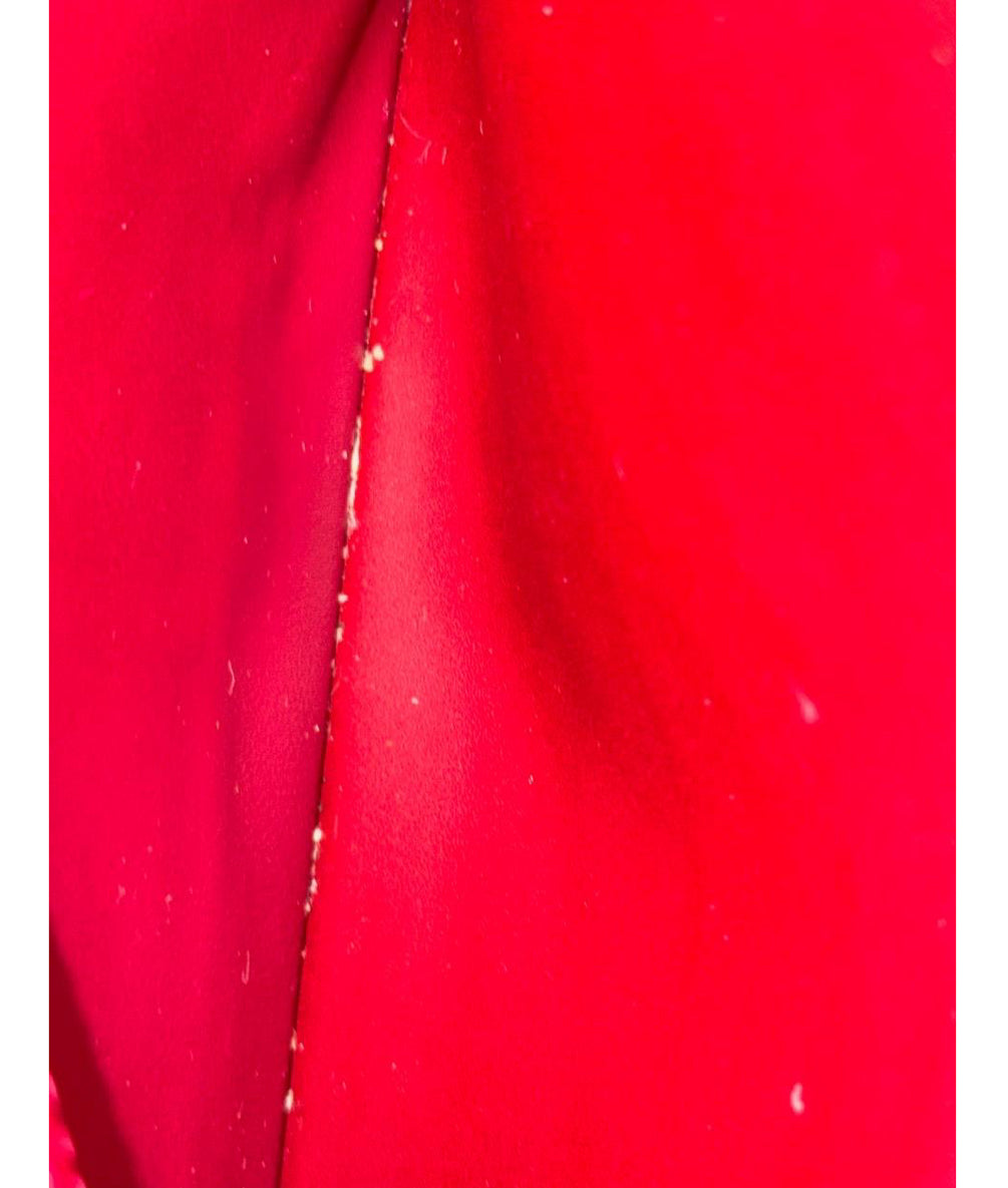 Louis Vuitton Red Monogram Vernis Wallet On Chain