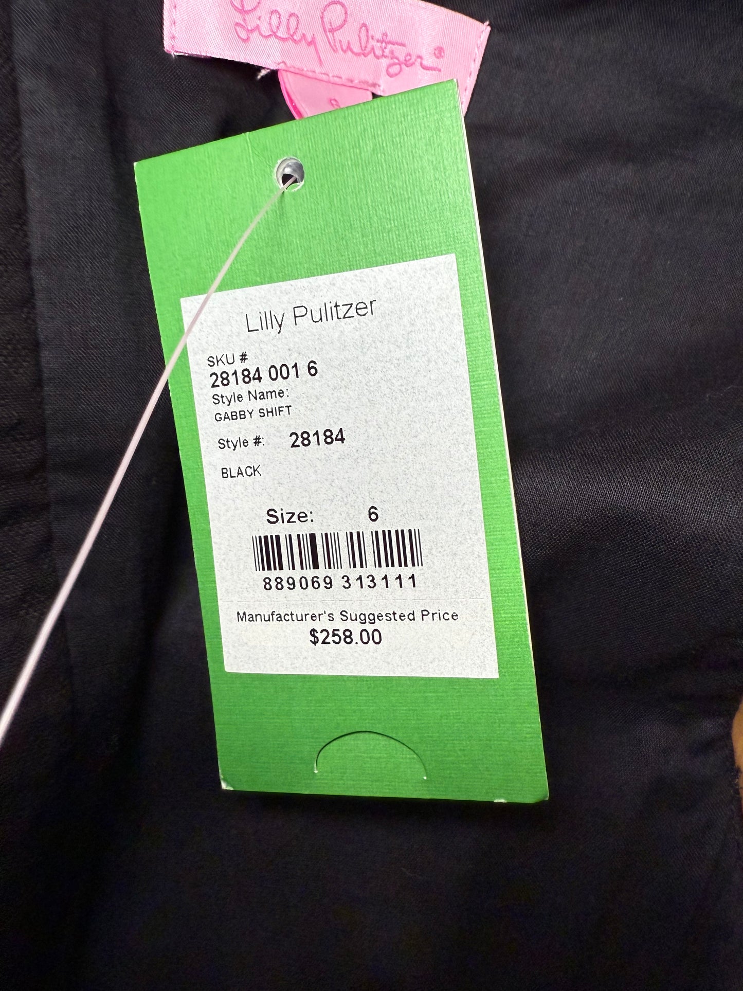 New Lilly Pulitzer Gabby Shift Dress, Size 6