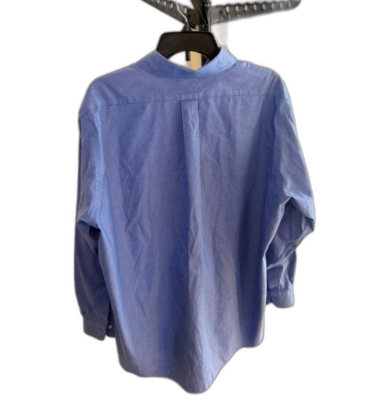 Vintage Brooks Brothers Makers Dress Shirt Blue Button Up Mens, Size 16.5-33