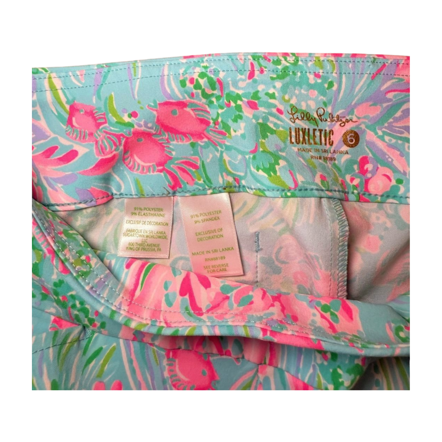 Lilly Pulitzer Luxletic Corso Pant, Size 6