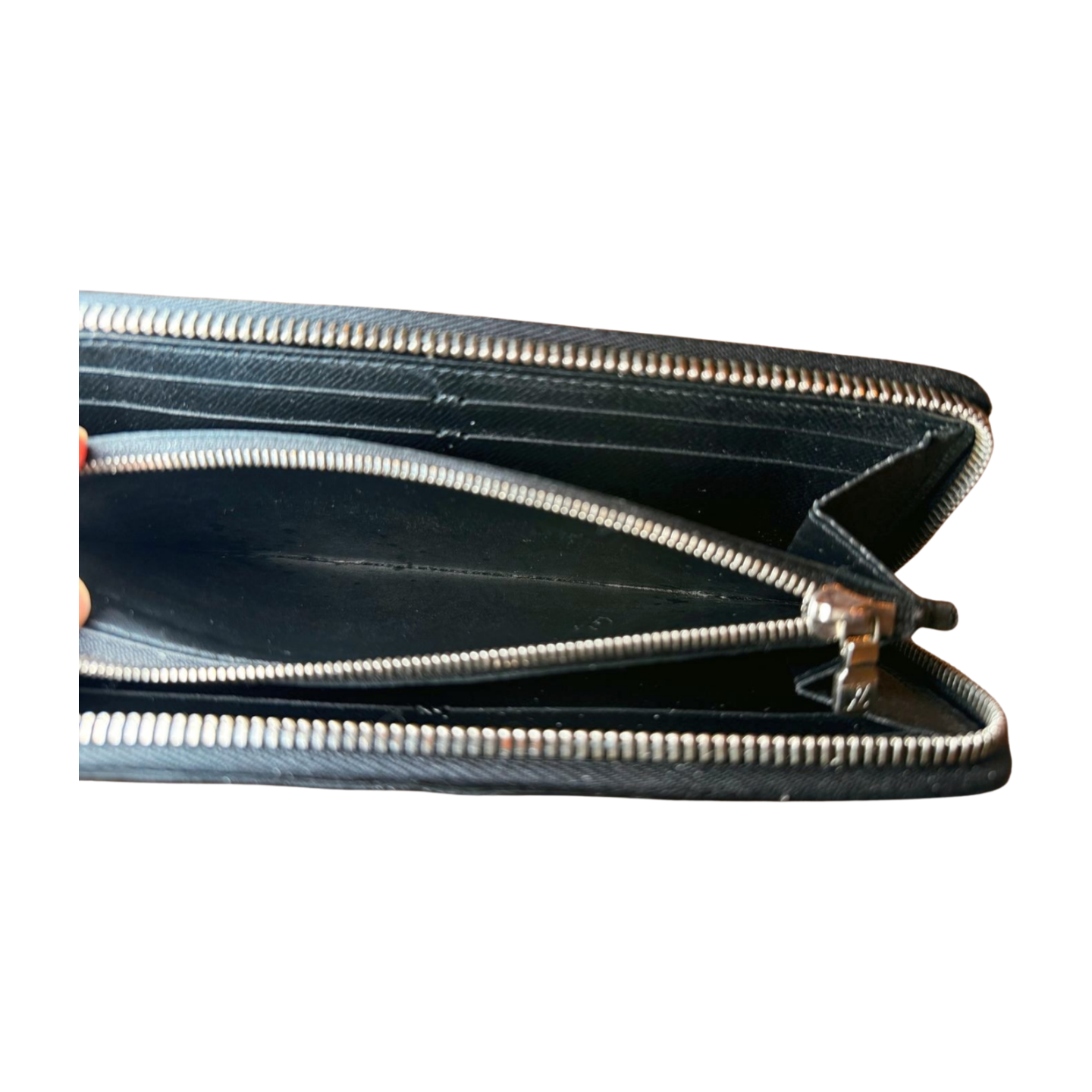 Louis Vuitton Epi Leather Zip Wallet, Upcycled "Z" Design