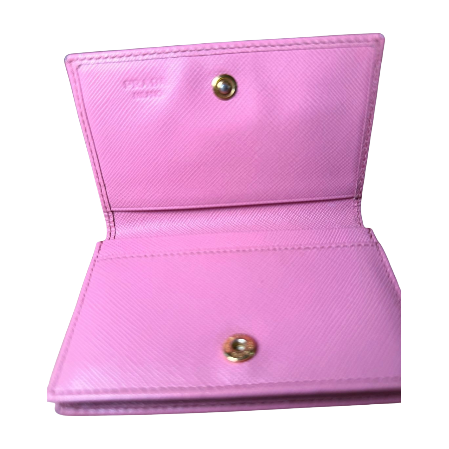 Prada Saffiano Leather Card Wallet