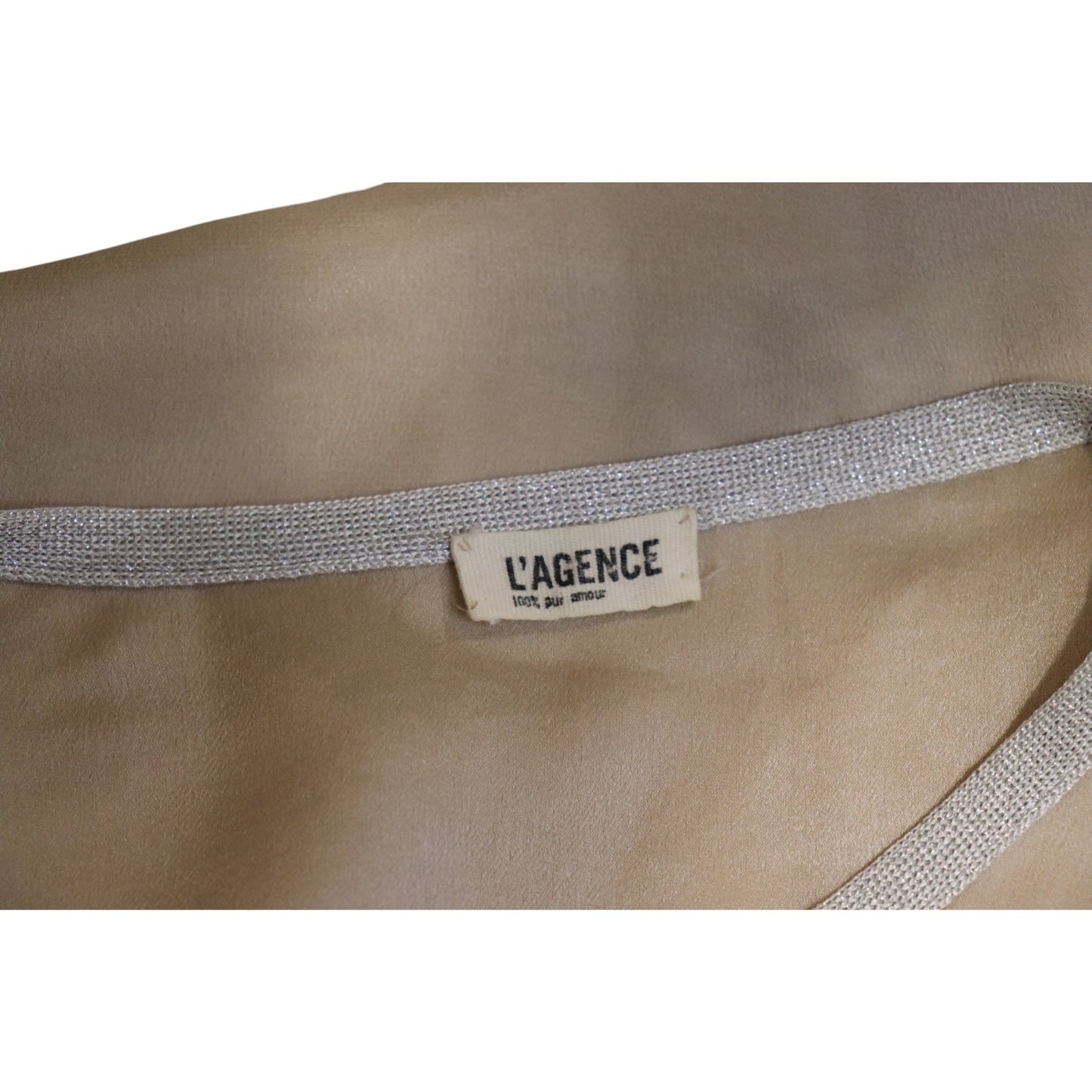 L'Agence Sleeveless Top With Rhinestone Embellishments, Small