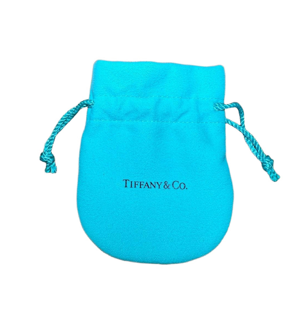 Tiffany & Co Elsa Peretti Womens Silver Bean Pendant Necklace