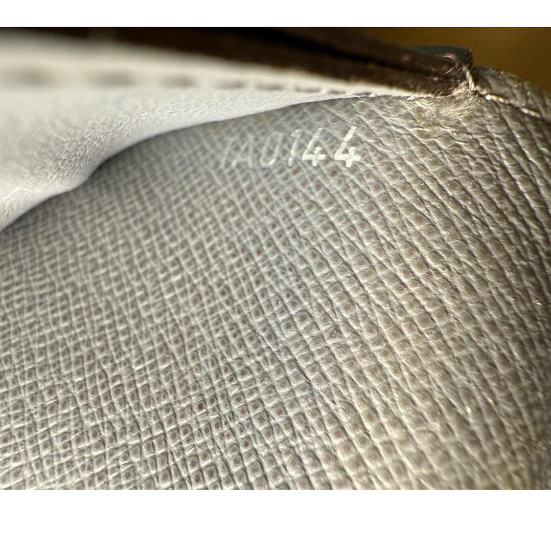 Louis Vuitton Gray Taiga Leather Wallet