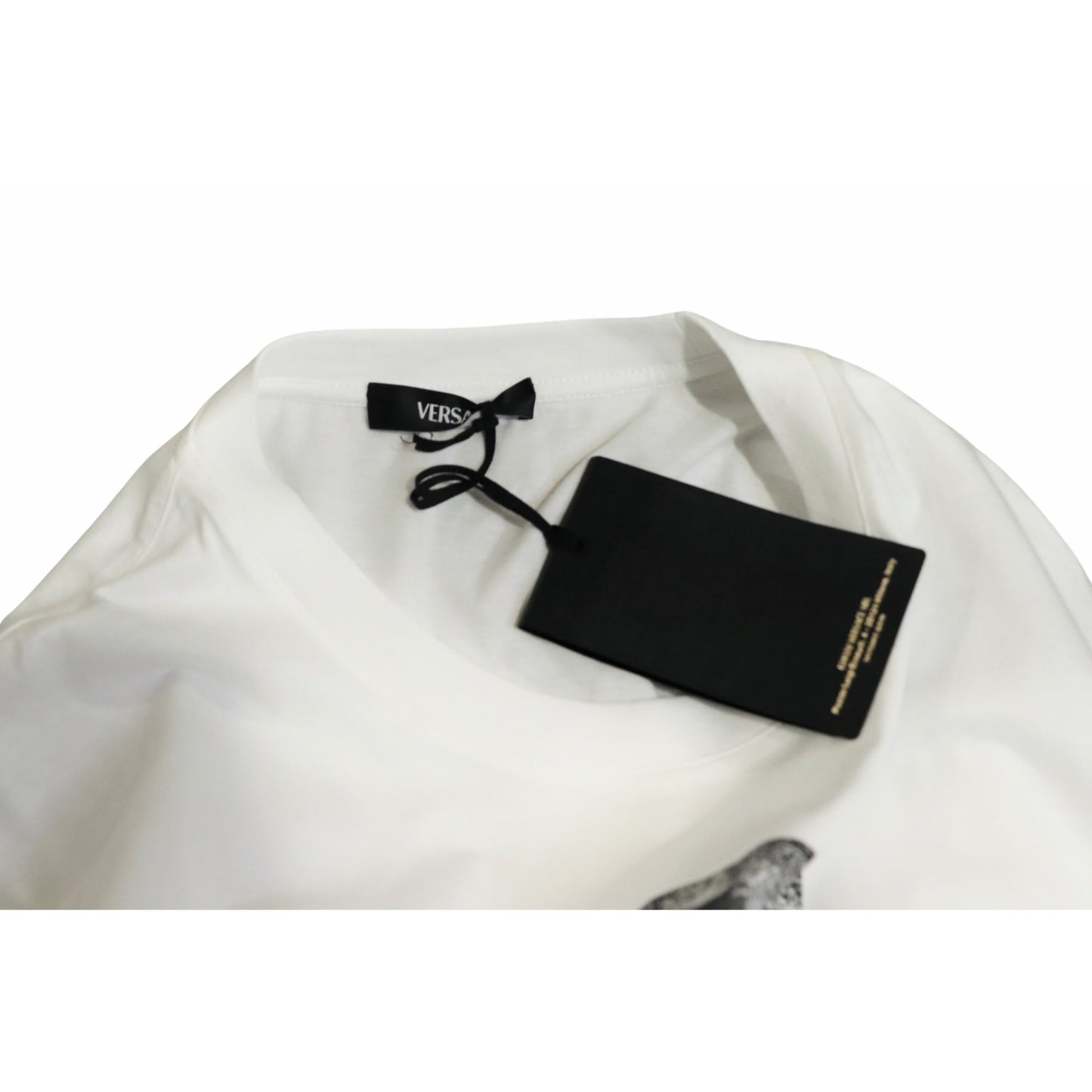 Versace White Medusa Graphic T-Shirt Size Medium NWT
