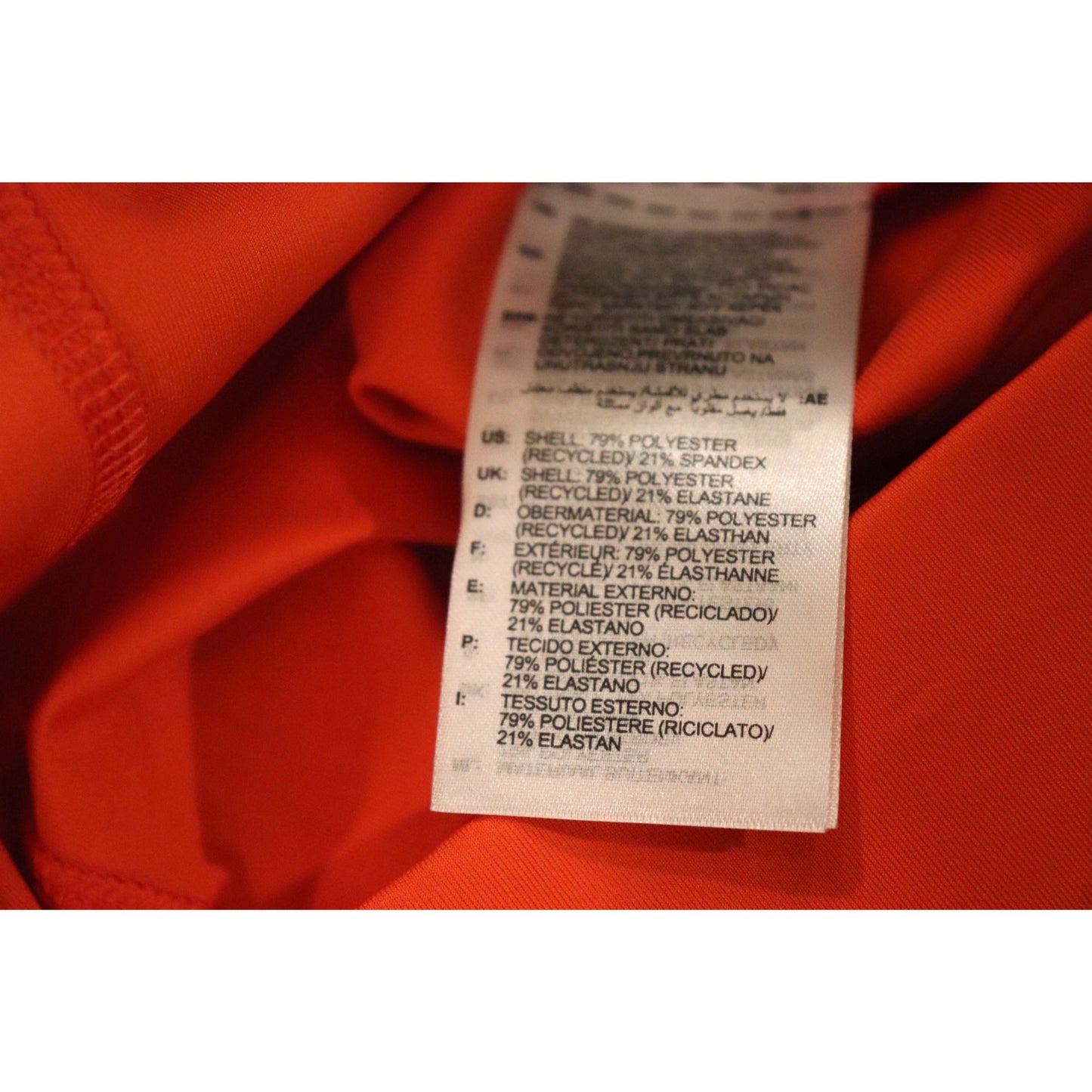 Adidas By Stella McCartney Womens Orange Training Cycling Shorts, Large NWT