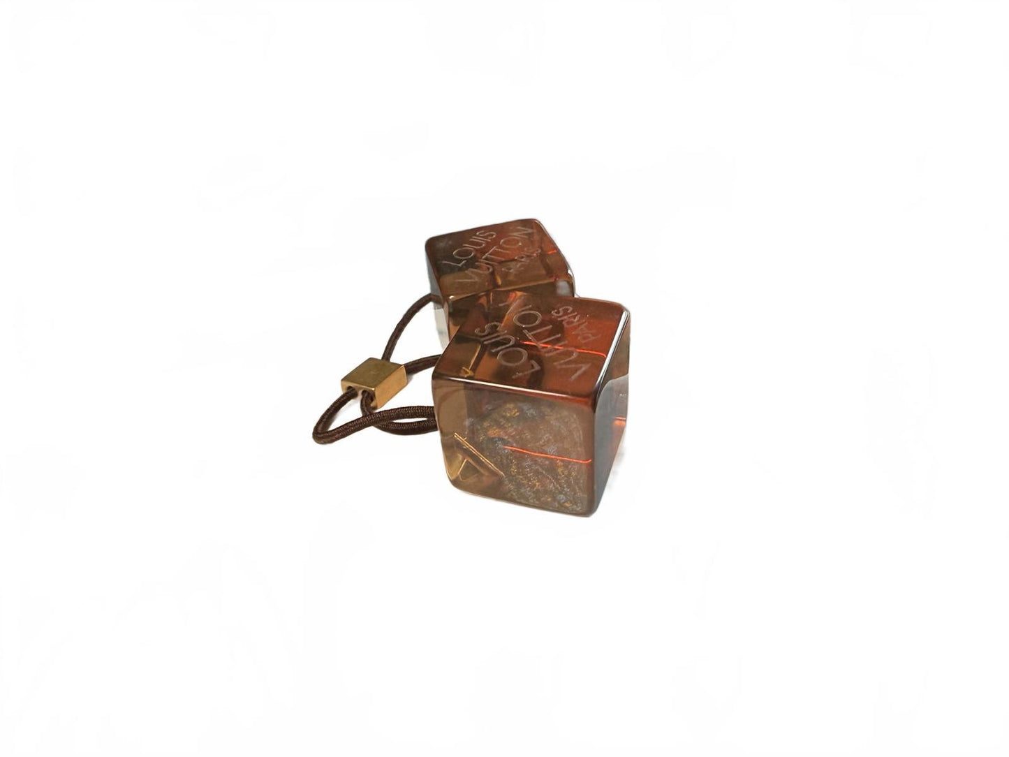 Louis Vuitton Women's Hair Accessories - Square Brown Hair Bobble