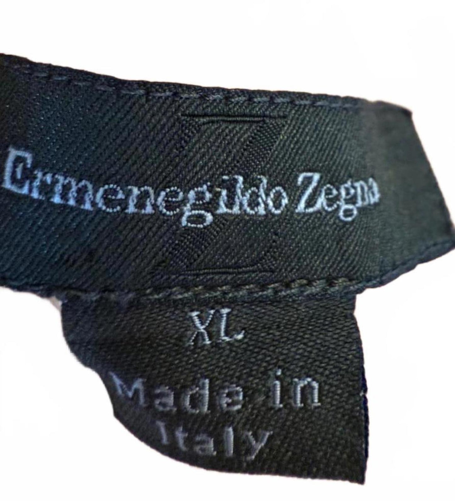 Ermenegildo Zegna Men’s Long Sleeve Linen Blend Shirt, XL