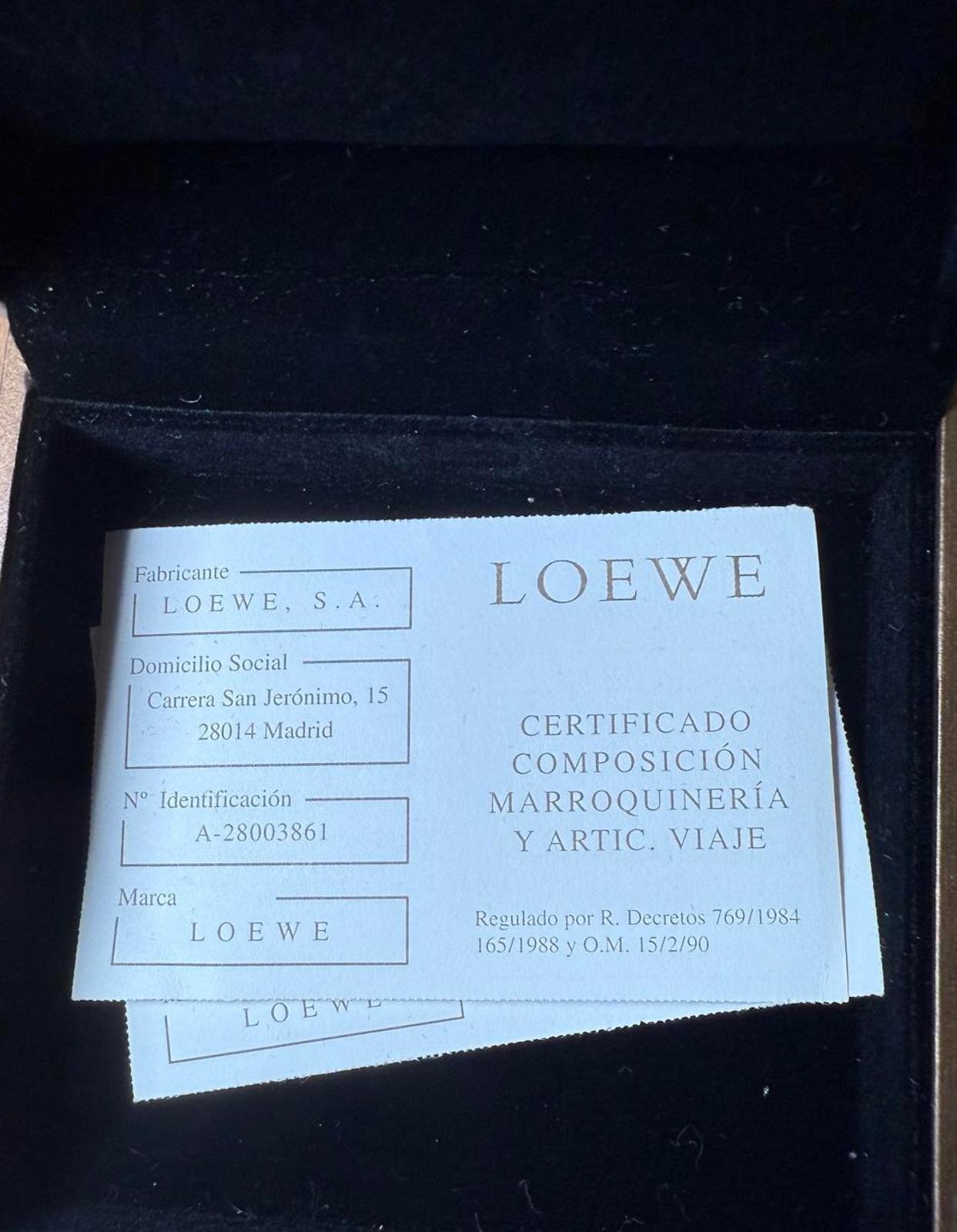 Loewe Silver Pendant Tag Necklace
