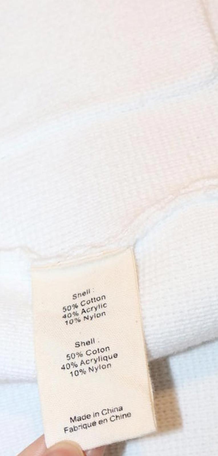 L'AGENCE Women's White Cotton Blend Blazer, Size M