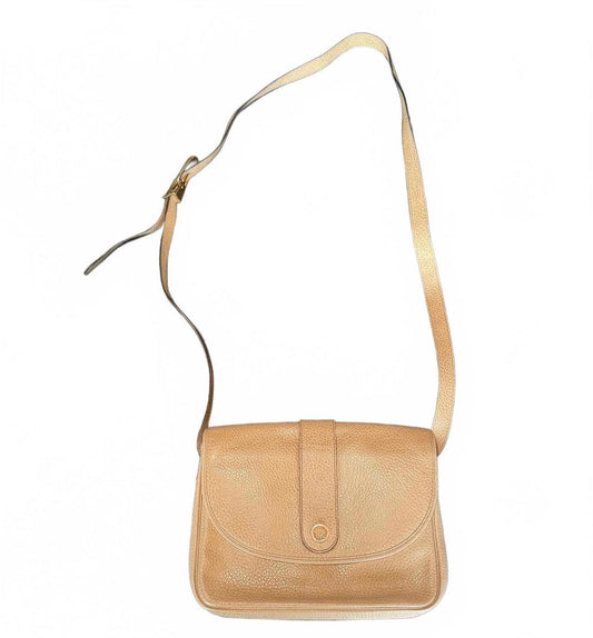 Christian Dior Beige Leather Shoulder Bag
