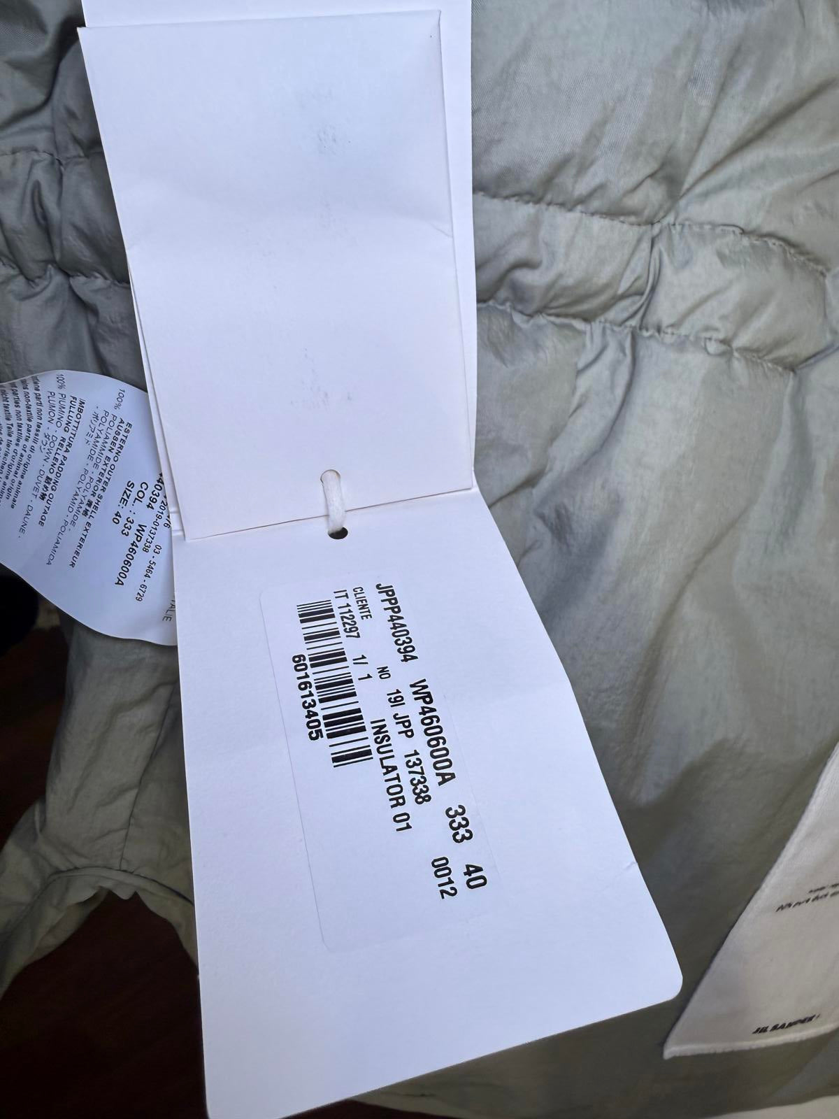 Jil Sander+ Quilted Down Jacket, Size 40/large