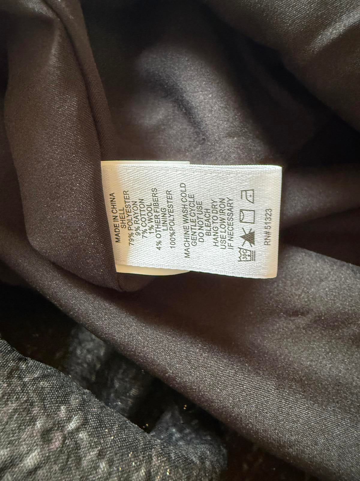 New CeCe Women's Tweed Pleated Mini Skirt Size 14