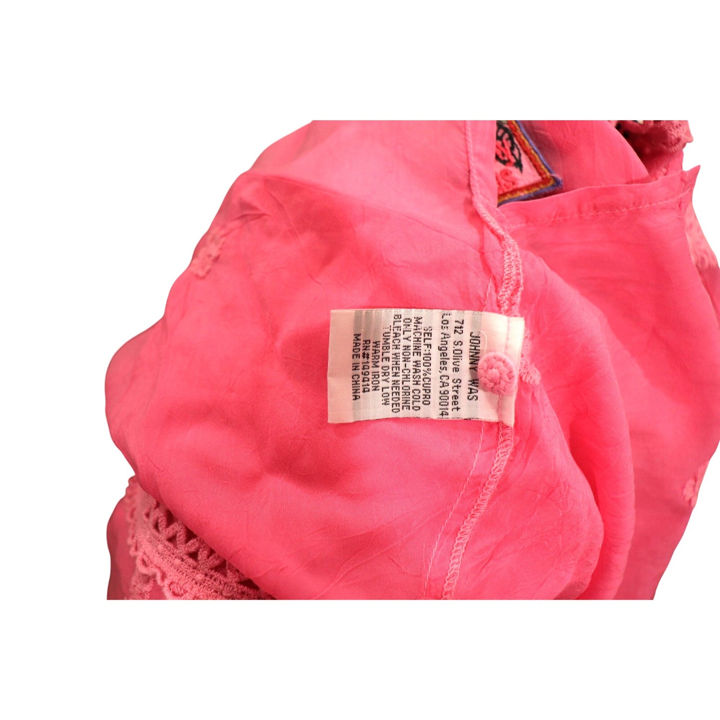 Johnny Was Pink Carleen Blouse, Small NWT