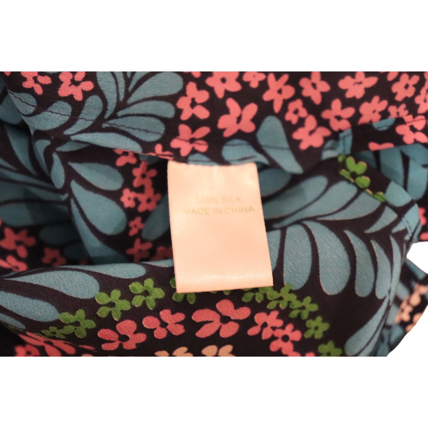 Lilly Pulitzer Womens Paisley Floral Silk Blouse Size 2 Multicolor Long Sleeves