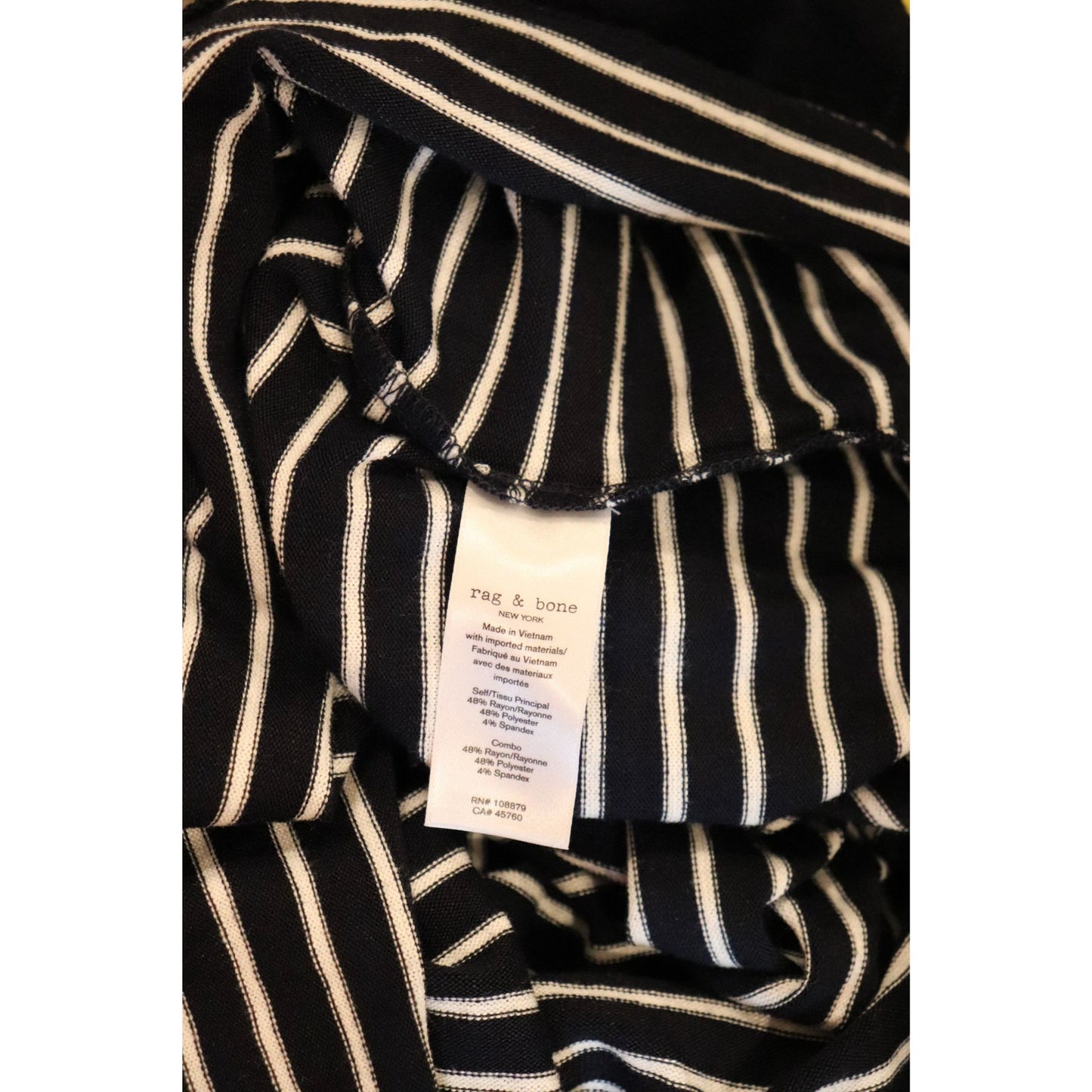 Rag & Bone Womens the Knit Stripe Polo, Large NWT