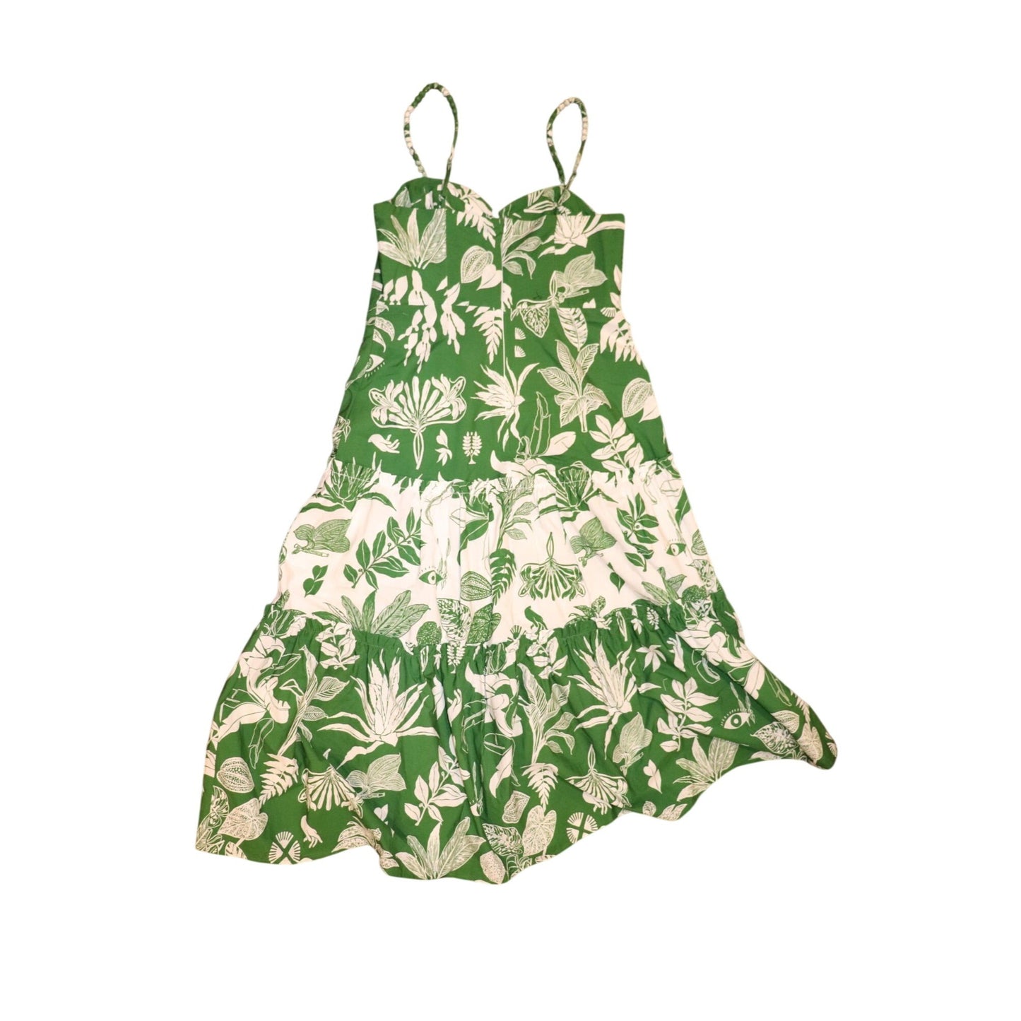 Farm Rio Forest Soul Mix Midi Dress, Large NWT