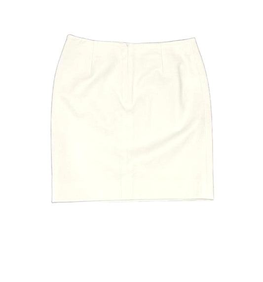 Akris Punto White Women's Skirt, Size 6