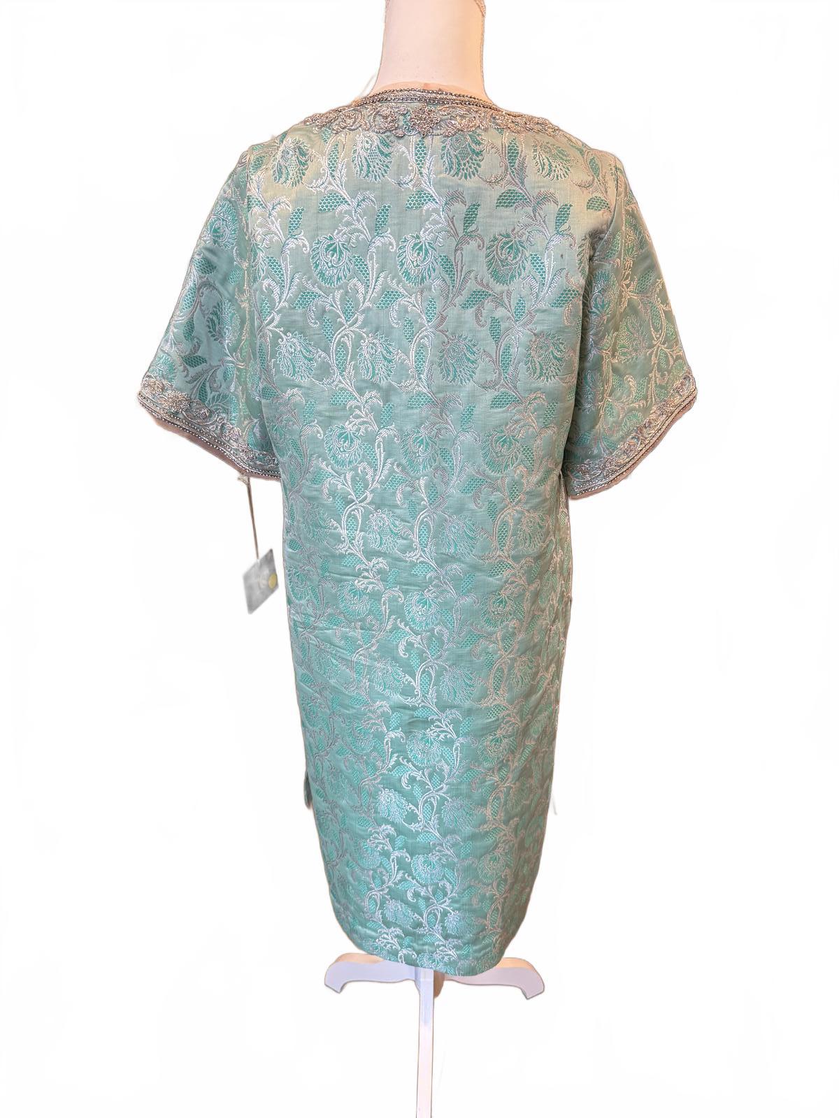 Nazila Couture Silk Brocade Tunic, Medium NWT