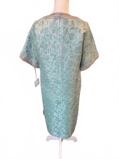 Nazila Couture Silk Brocade Tunic, Medium NWT