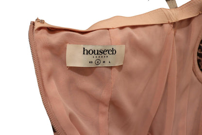 House of CB “Clementine” One-Shoulder Corset Mini Dress, Small