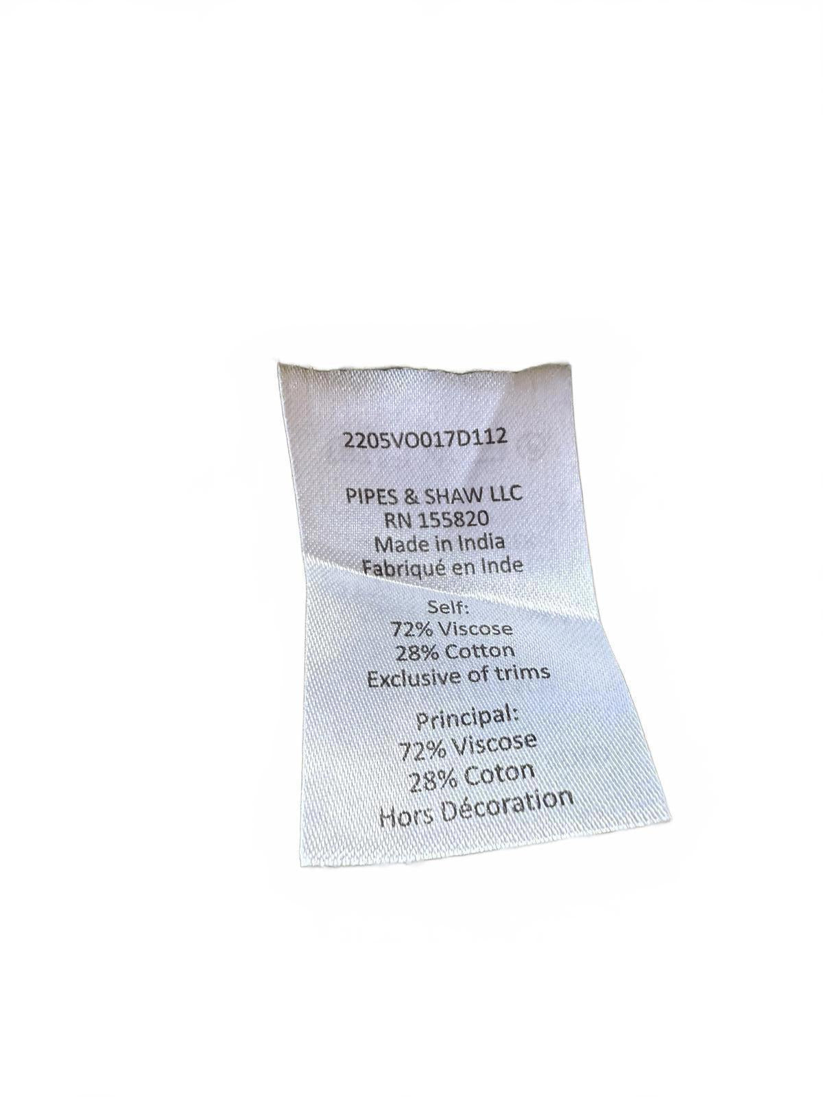 Veronica Beard Danica Floral Ruffled Long-Sleeve Mini Dress, Size Large