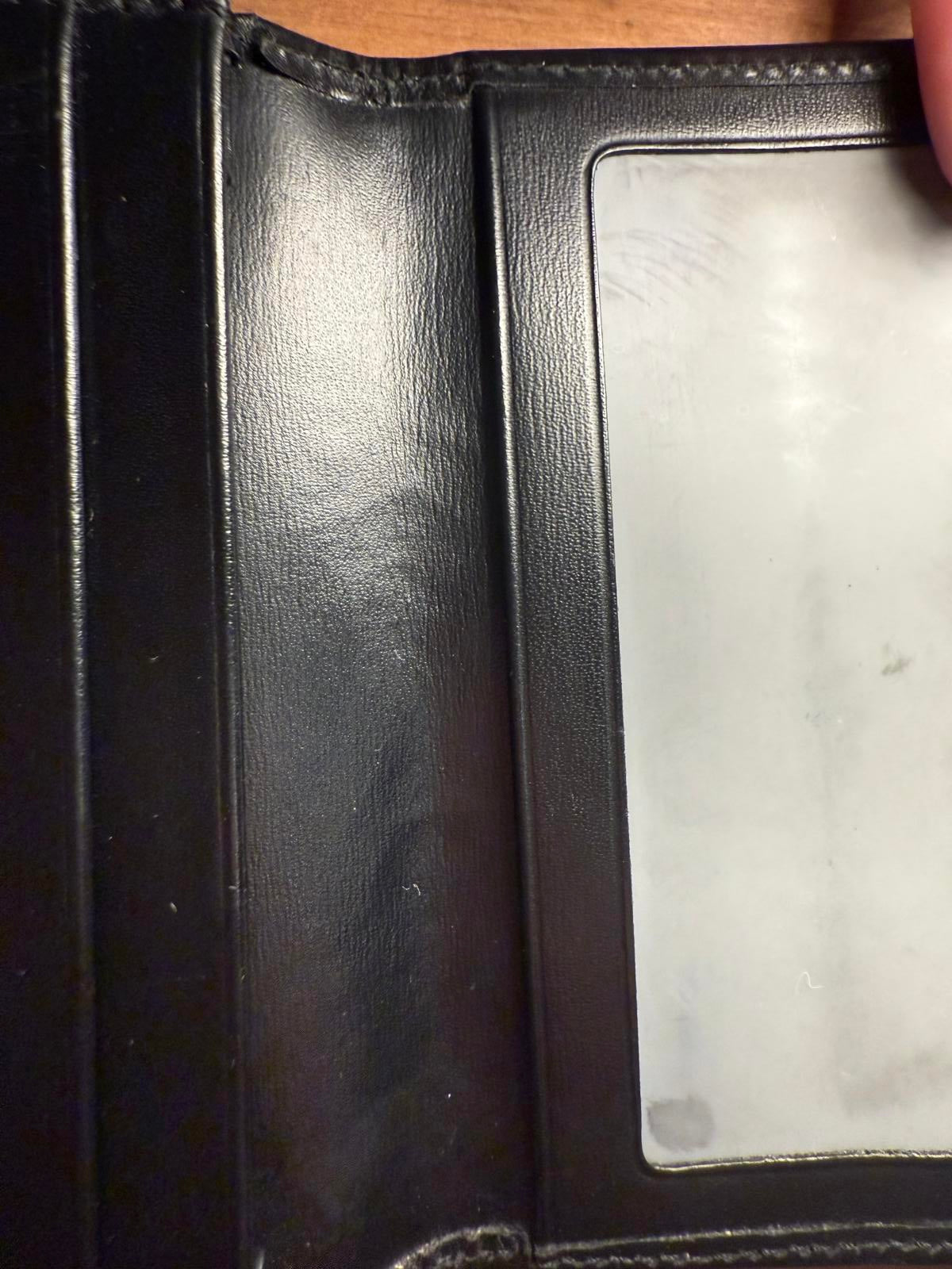 Cartier Paris Men's Black Leather Wallet