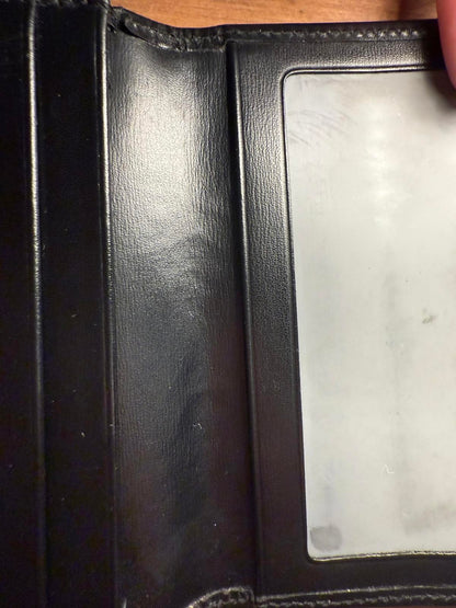 Cartier Paris Men's Black Leather Wallet