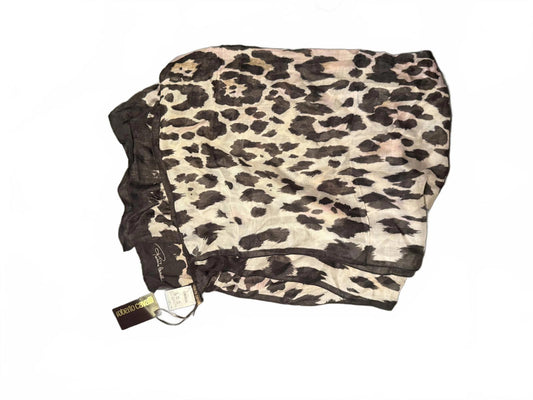 New Roberto Cavalli Leopard Print Women's Scarf
