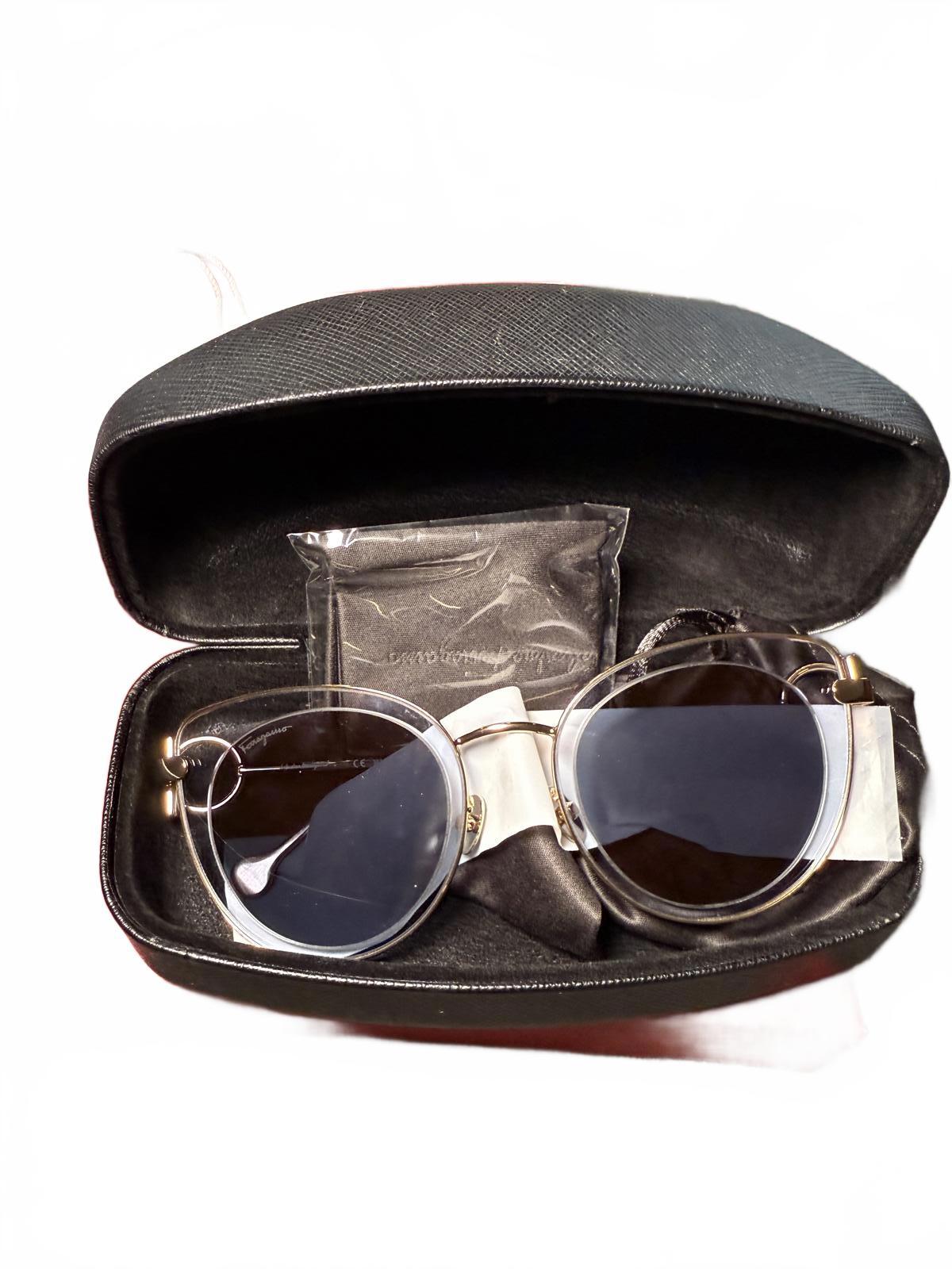 New Salvatore Ferragamo Women's Sunglasses with Case