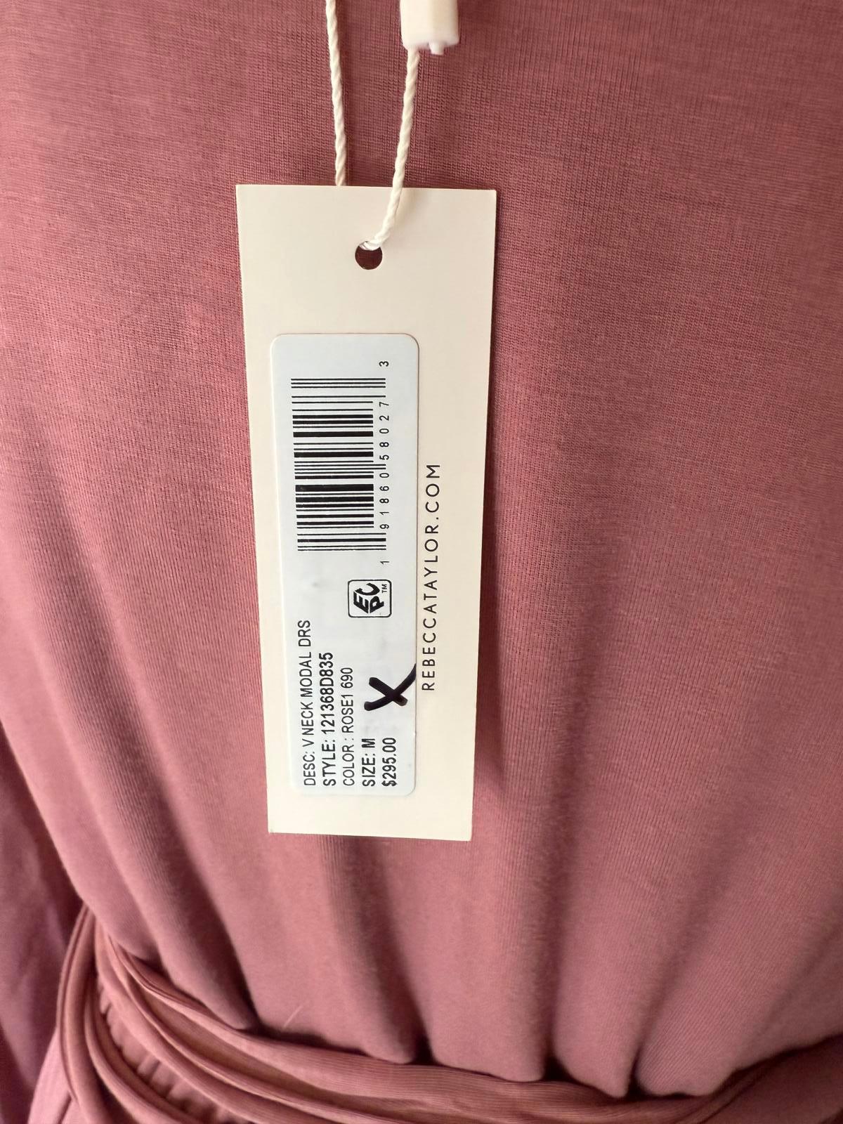 New Rebecca Taylor Long Sleeve Dress with Waist Tie, size Medium